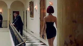 Fat white gets sex from black.