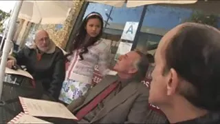 Wanker cums on her friend ' s push.