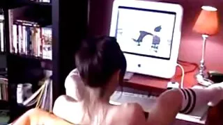 ගෑණියෙක් සල්ලි වලට පස්ස උස්සනවා.